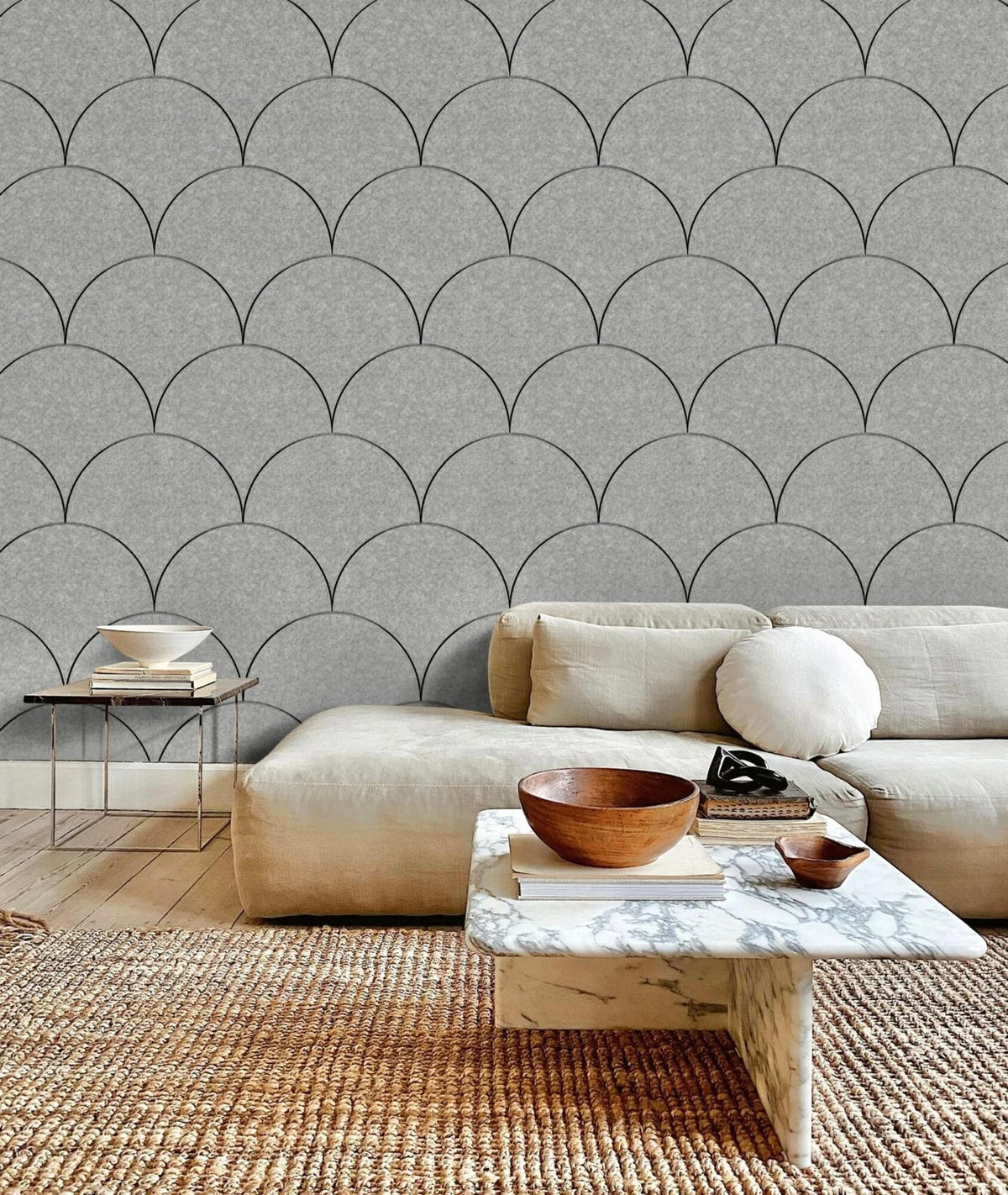 OPPIO Viltpaneel Licht Grijs - SCHRUB - 280x56 cm - Brandvertragend & Geluiddempend