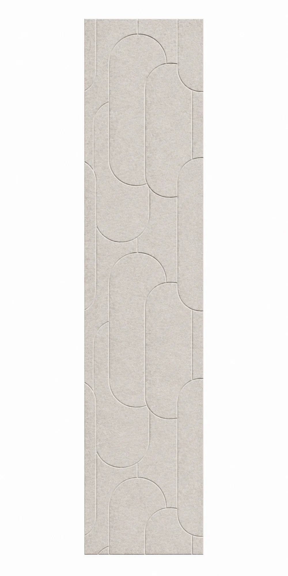 OPPIO Viltpaneel OFF WHITE - CAPSULE - 280x52 cm - Brandvertragend & Geluiddempend