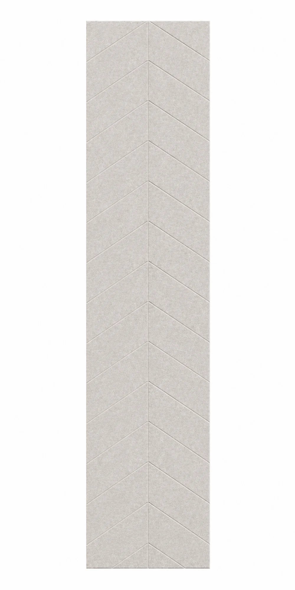 OPPIO Viltpaneel OFF WHITE - HONGAARSE PUNT- 280x52 cm - Brandvertragend & Geluiddempend