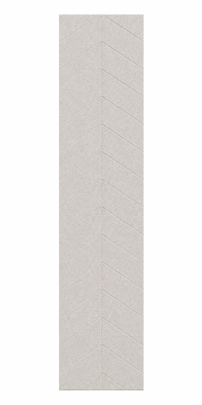 OPPIO Viltpaneel OFF WHITE - HONGAARSE PUNT- 280x52 cm - Brandvertragend & Geluiddempend
