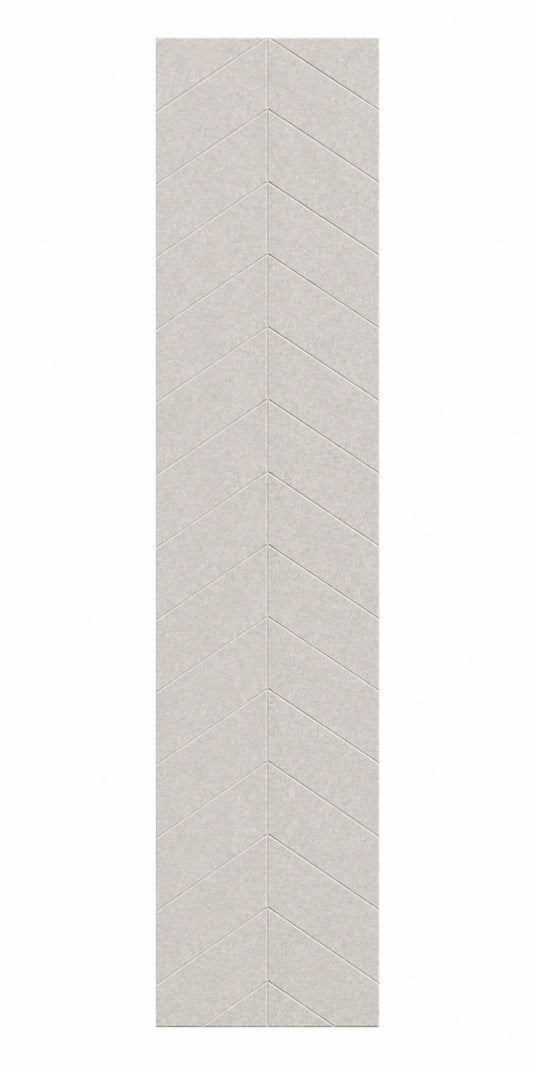 OPPIO Viltpaneel OFF WHITE - HONGAARSE PUNT- 280x52 cm - Brandvertragend & Geluiddempend