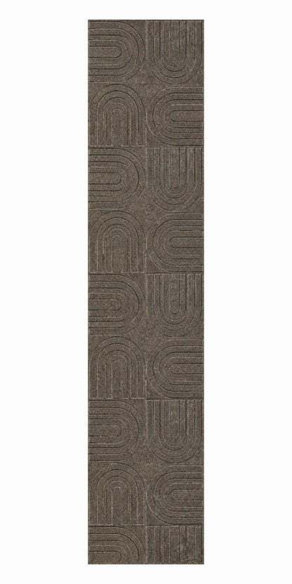 OPPIO Viltpaneel Olive Truffle - BOGEN- 280x52 cm - Brandvertragend & Geluiddempend