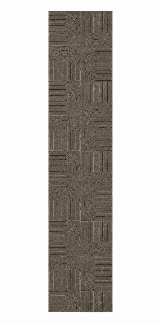 OPPIO Viltpaneel Olive Truffle - BOGEN- 280x52 cm - Brandvertragend & Geluiddempend