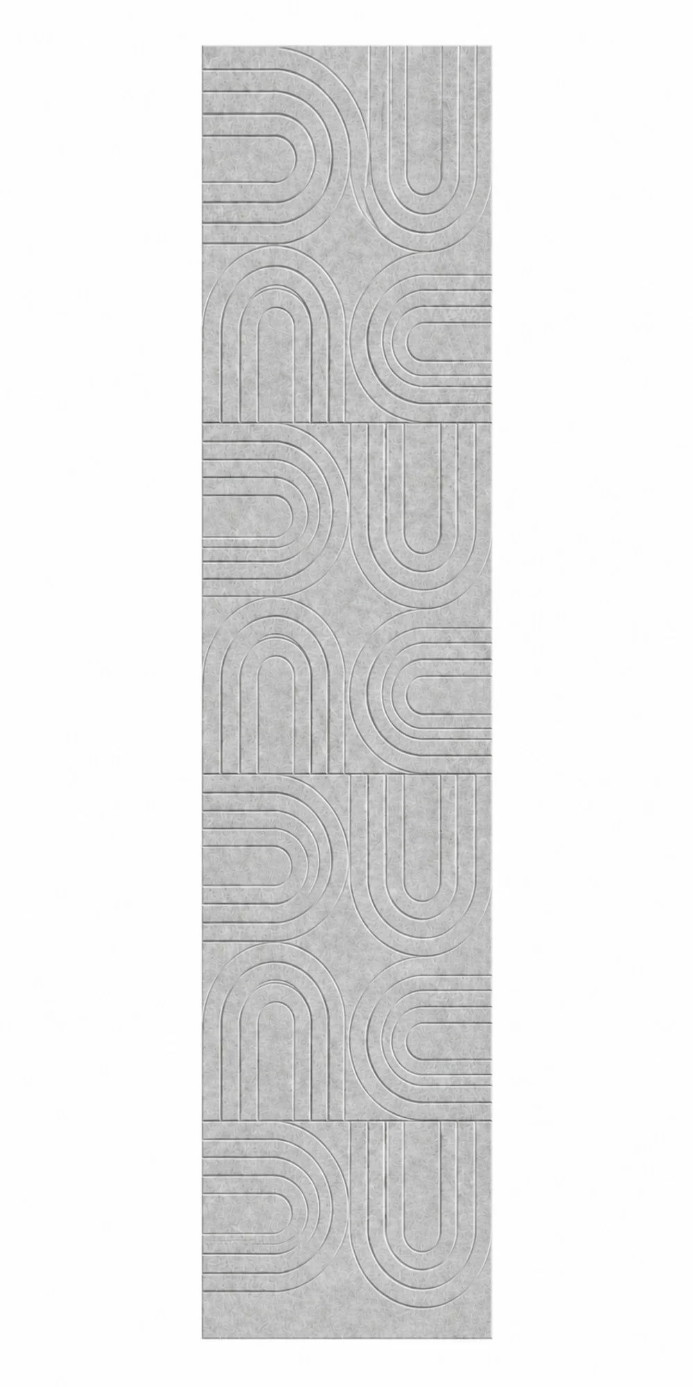 OPPIO Viltpaneel - SAND GREY - BOGEN - 280x52 cm - Brandvertragend & Geluiddempend