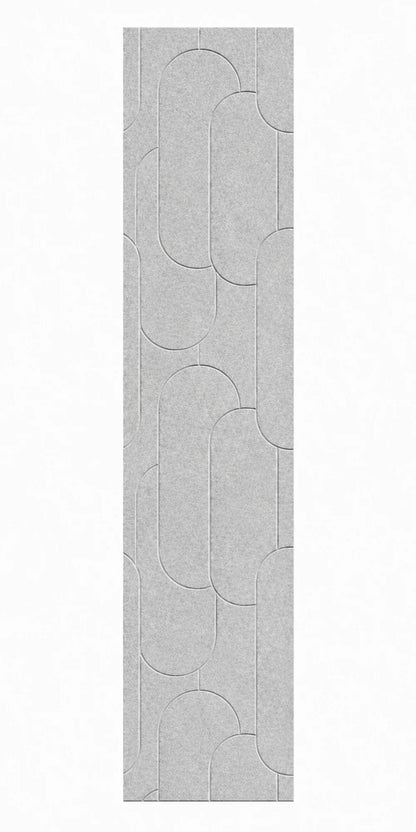 OPPIO Viltpaneel - SAND GREY - CAPSULE - 280x52 cm - Brandvertragend & Geluiddempend