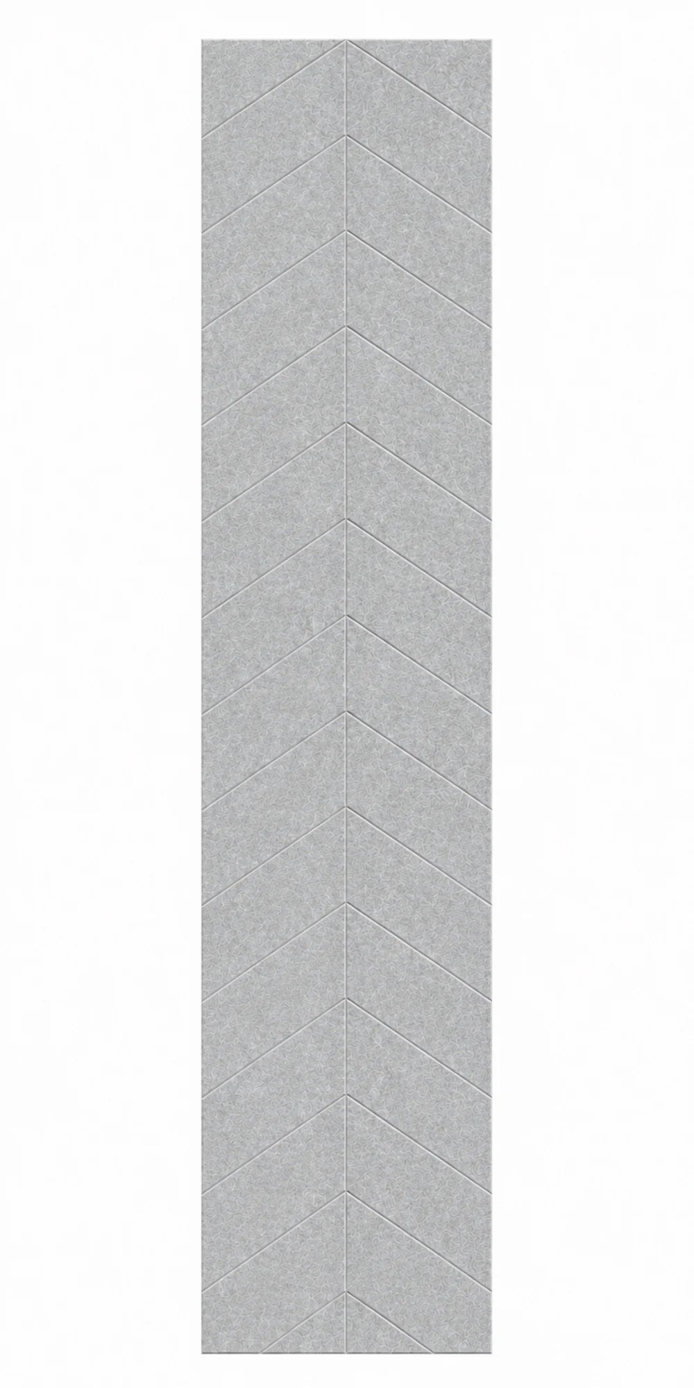 OPPIO Viltpaneel - SAND GREY - HONGAARSE PUNT - 280x52cm - Brandvertragend & Geluiddempend