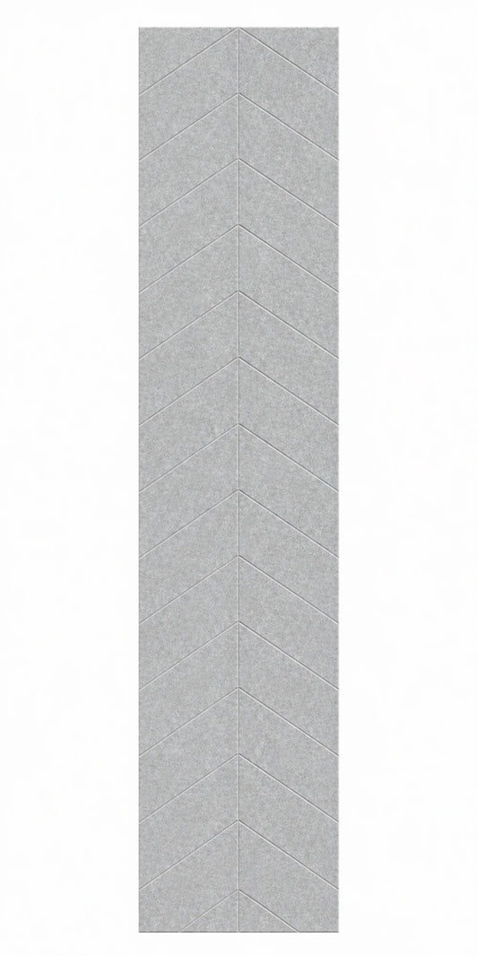 OPPIO Viltpaneel - SAND GREY - HONGAARSE PUNT - 280x52cm - Brandvertragend & Geluiddempend