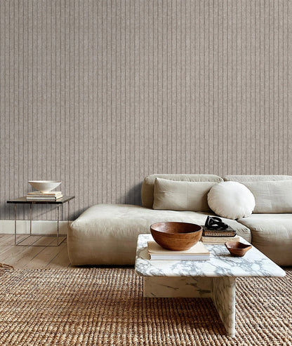 OPPIO Viltpaneel TAUPE - JAPANDI - 280x60 cm - Brandvertragend & Geluiddempend