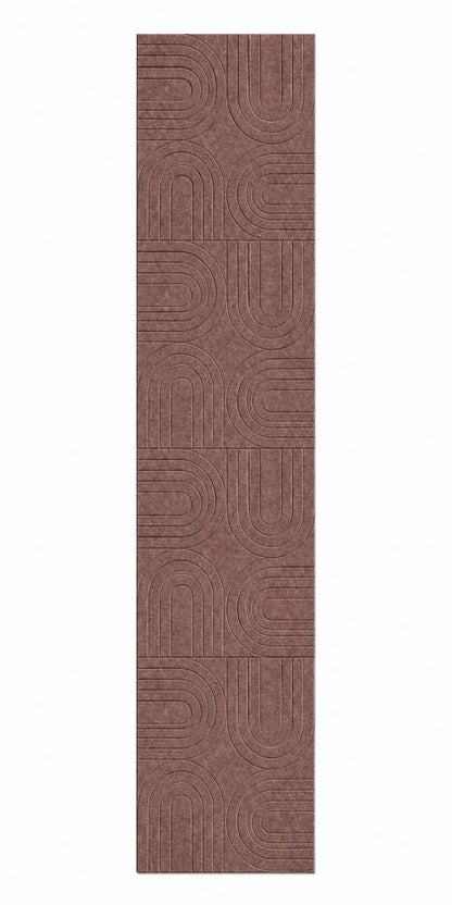 OPPIO Viltpaneel TERRA - BOGEN - 280x52 cm - Brandvertragend & Geluiddempend