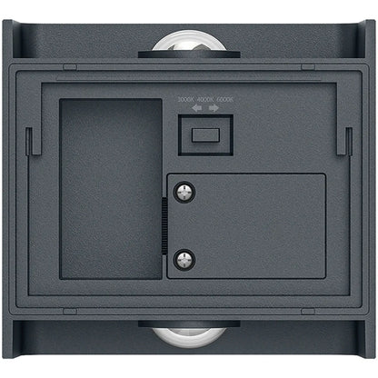 OPPIO SQUARE - Antraciet - Up & Down - LED Wandlamp - Voor Buiten en Binnen