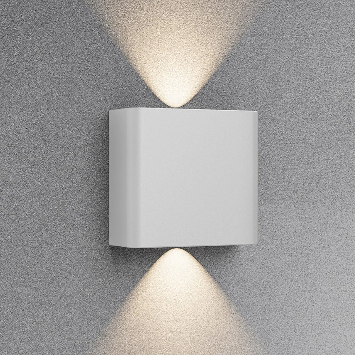 OPPIO SQUARE - Wit - Up & Down - LED Wandlamp - Voor Buiten en Binnen