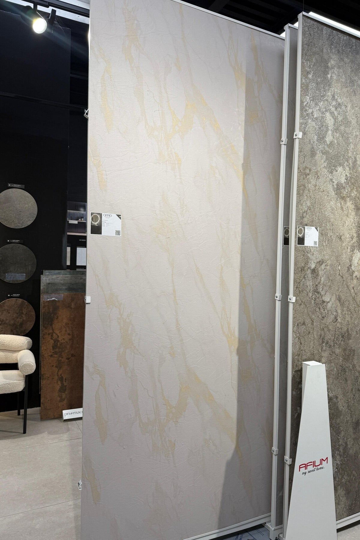 71€ per paneel-120x280x0,3cm-PVC wandpaneel SLATE BEIGE -MAT