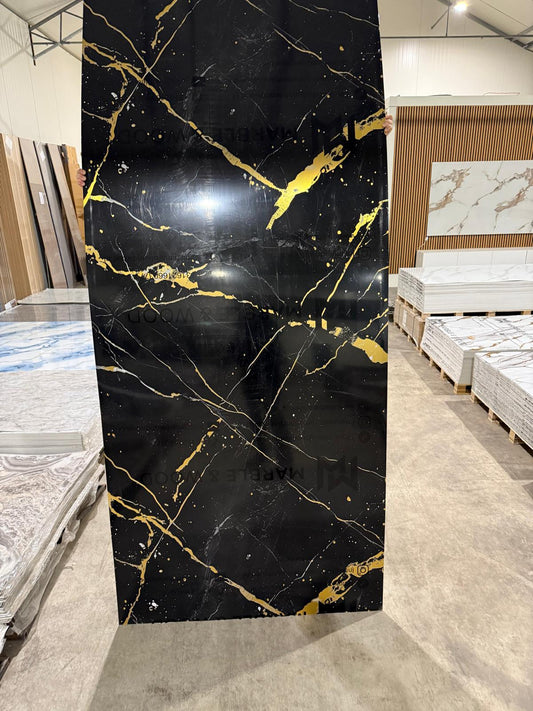 43€ pvc wandpaneel/122x280x0,3cm/goldi-black milano