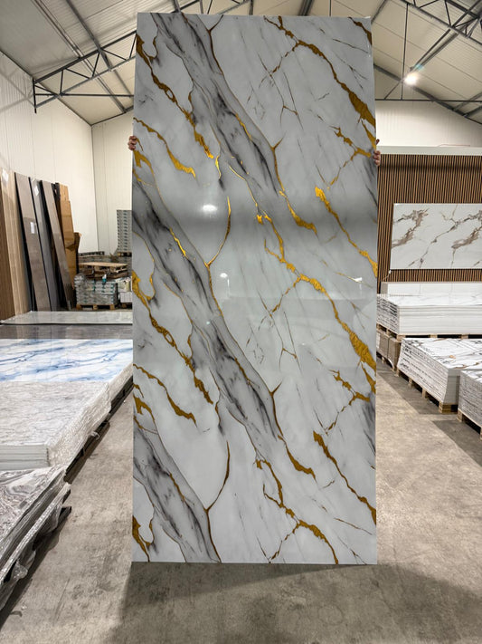 39€ pvc wandpanelen/122x280x0,3 cm/ROMA goldi glossy