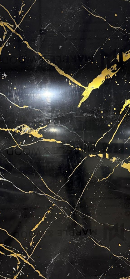 €33 PVC wall panel/122x280x0.3cm/Goldi-Black Milano